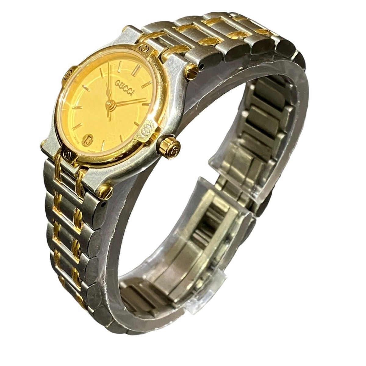 Gucci Watch SS Quartz Gold Dial — view 2