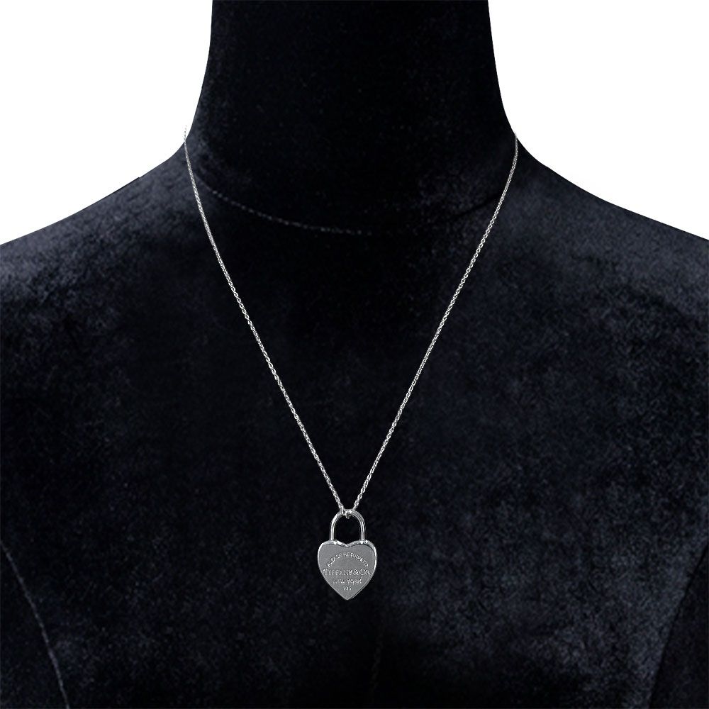 Tiffany & Co Return to Tiffany Heart Lock Necklace — view 6