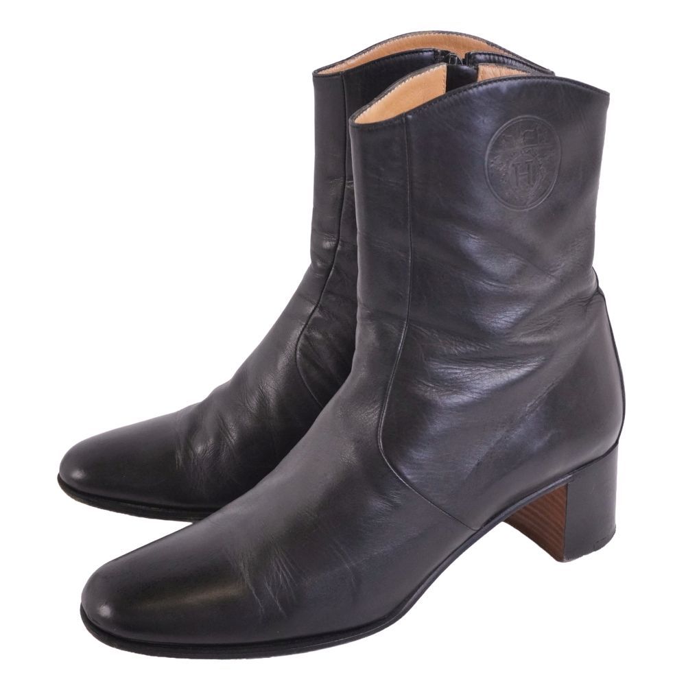 Hermes Boots Short Ex-Libris Leather — view 2