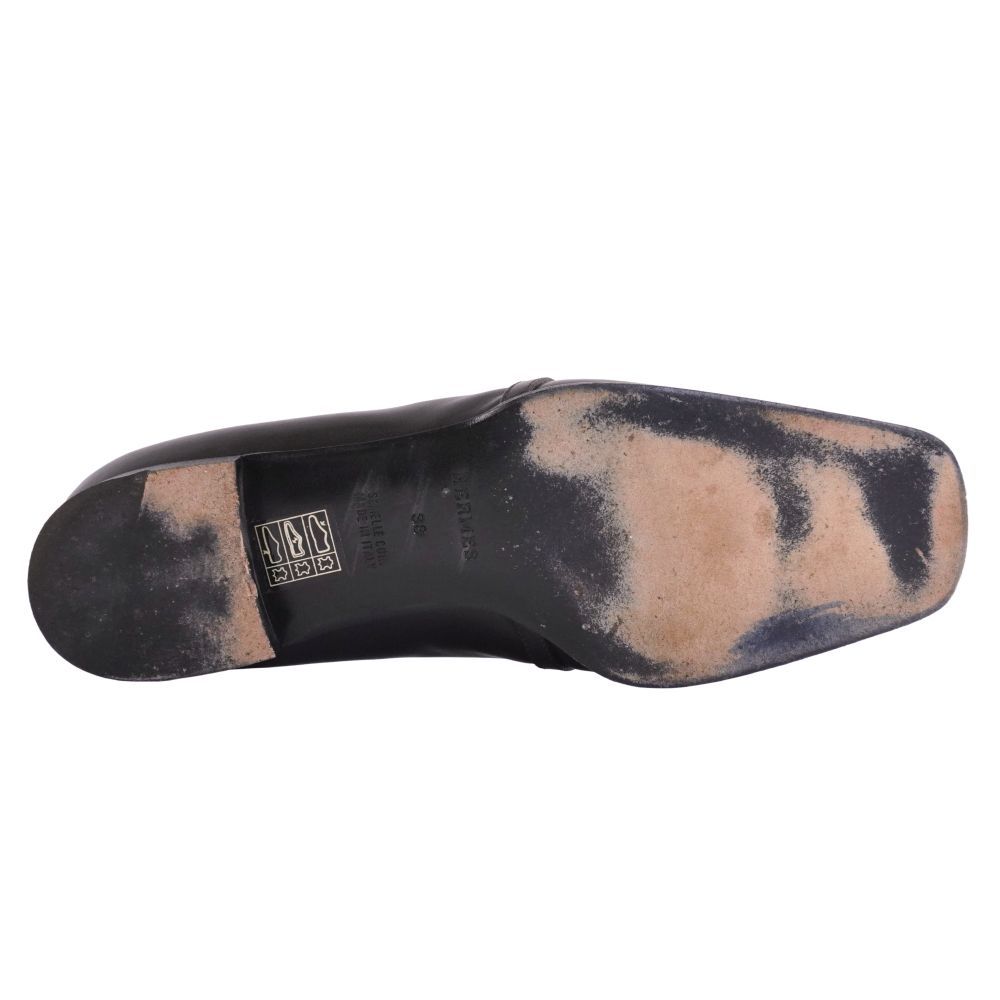Hermes Loafers Moccasins Kelly Leather Shoes — view 8