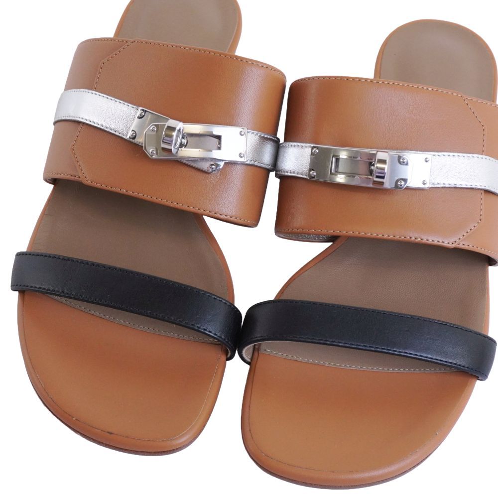 Hermes Sandals Avenue Kelly Les — view 3