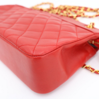 Chanel Lambskin Quilted Chain Tote Bag — view 7