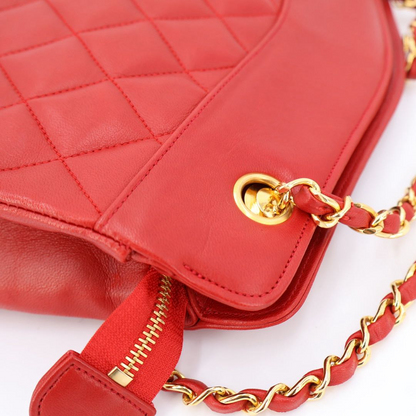 Chanel Lambskin Quilted Chain Tote Bag — view 4