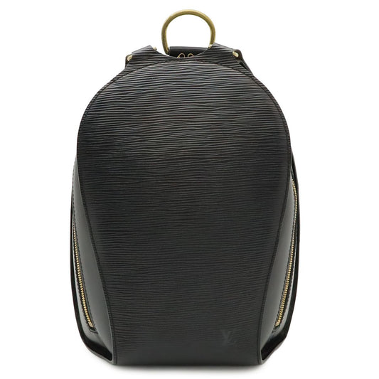 Louis Vuitton Epi Mabillon Backpack Shoulder Bag Leather Noir Black