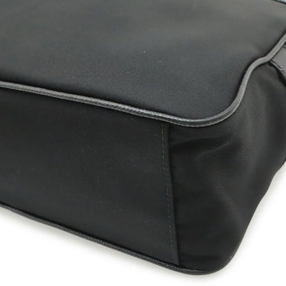 Prada Shoulder Bag Pochette Crossbody 2-Way Pouch Clutch Nylon Leather Nero — view 3