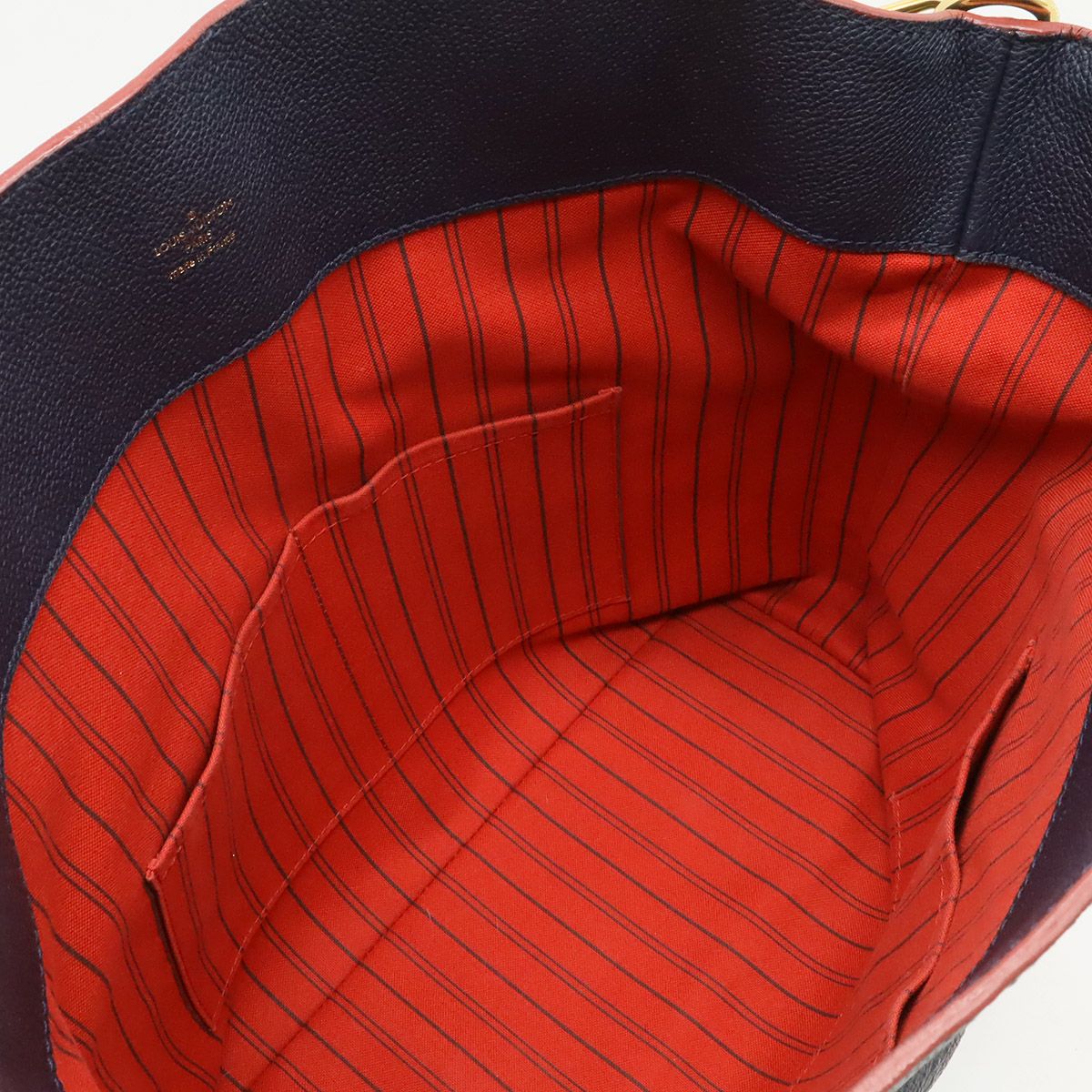 Louis Vuitton Monogram Empreinte Merri Shoulder Bag Marine Rouge — view 6