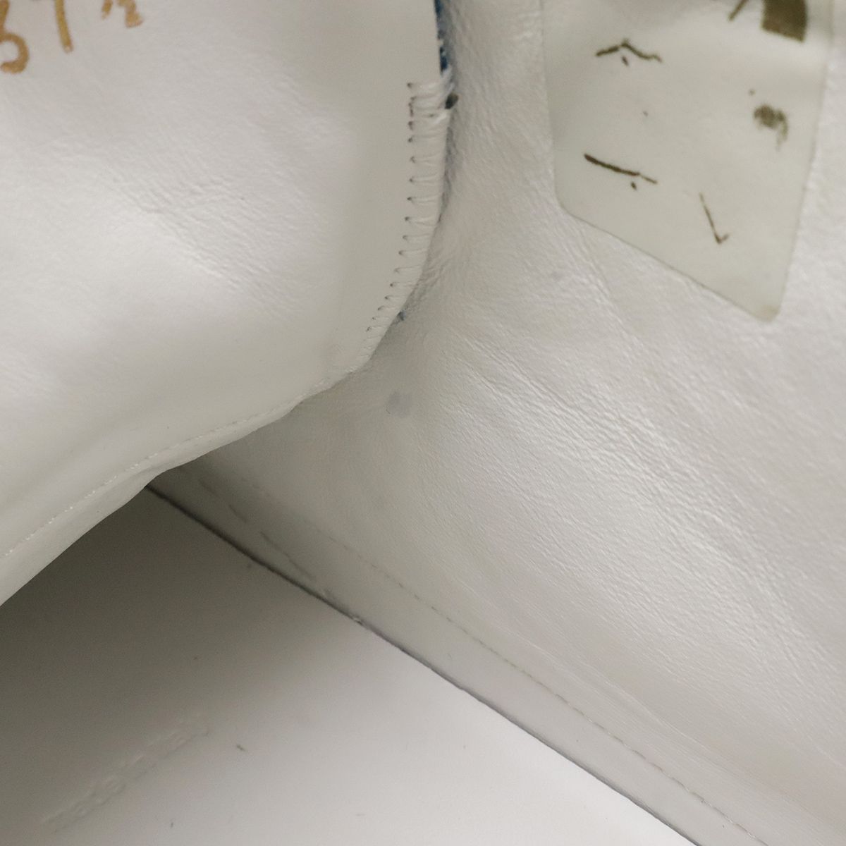 Louis Vuitton Monogram Denim Stella Line High Top Sneakers Blue White — view 7