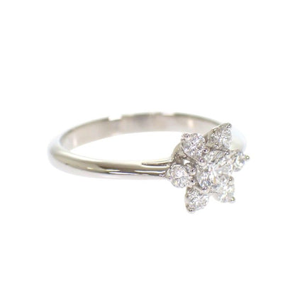 Tiffany & Co Buttercup Ring 49 Platinum Diamond Flower — view 4