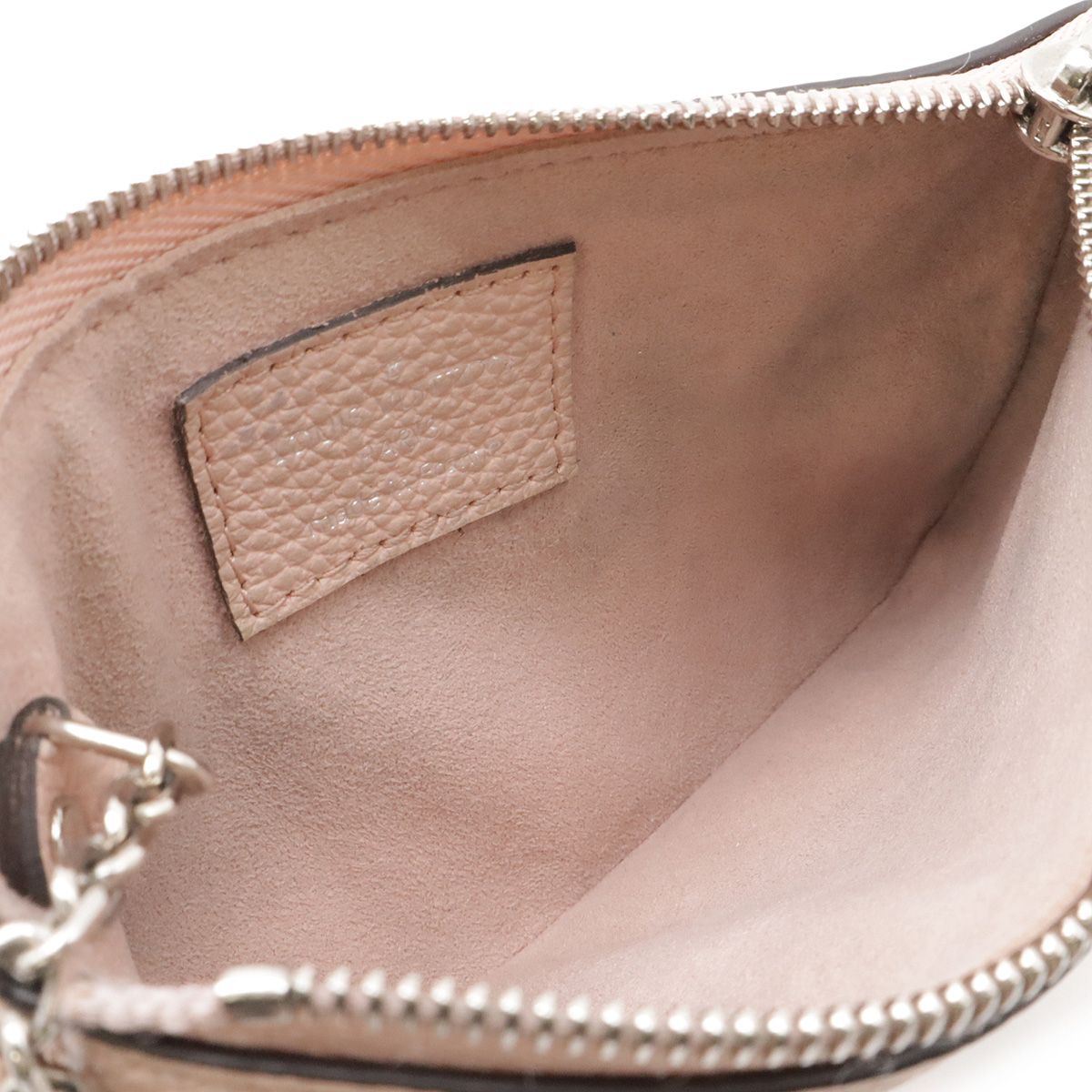 Louis Vuitton Monogram Mahina Pochette Cles Coin Purse Magnolia Pink — view 5