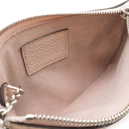 Louis Vuitton Monogram Mahina Pochette Cles Coin Purse Magnolia Pink — view 5
