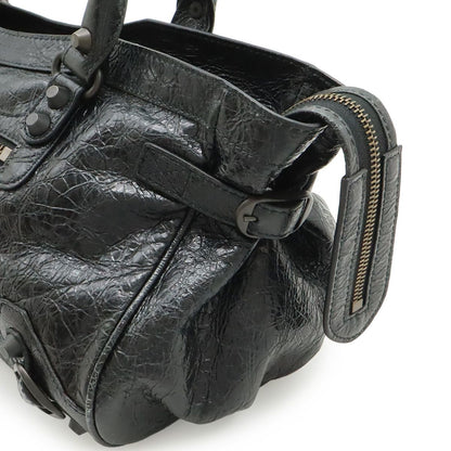 Balenciaga le City East West Tote Shoulder Bag Crossbody Leather Black — view 7