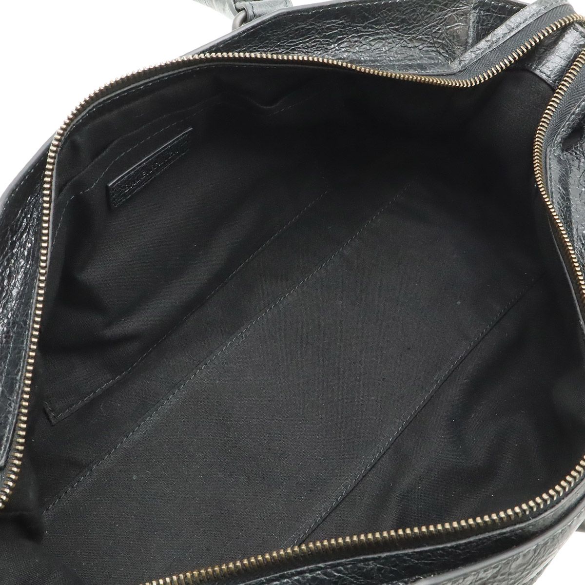 Balenciaga le City East West Tote Shoulder Bag Crossbody Leather Black — view 6