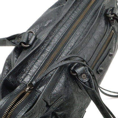 Balenciaga le City East West Tote Shoulder Bag Crossbody Leather Black — view 5