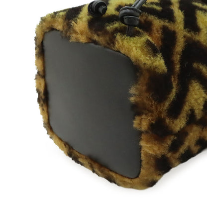 Fendi Mon Trésor Zucca Mini Bucket Bag Brown — view 3