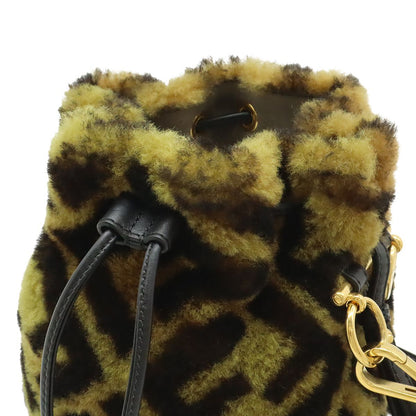 Fendi Mon Trésor Zucca Mini Bucket Bag Brown — view 7
