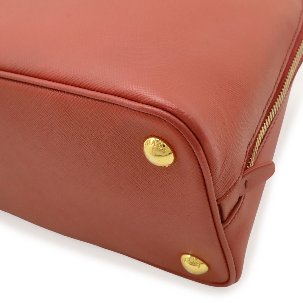 Prada Promenade Mini Bag 2-Way Crossbody Saffiano Leather Pink Gold — view 3