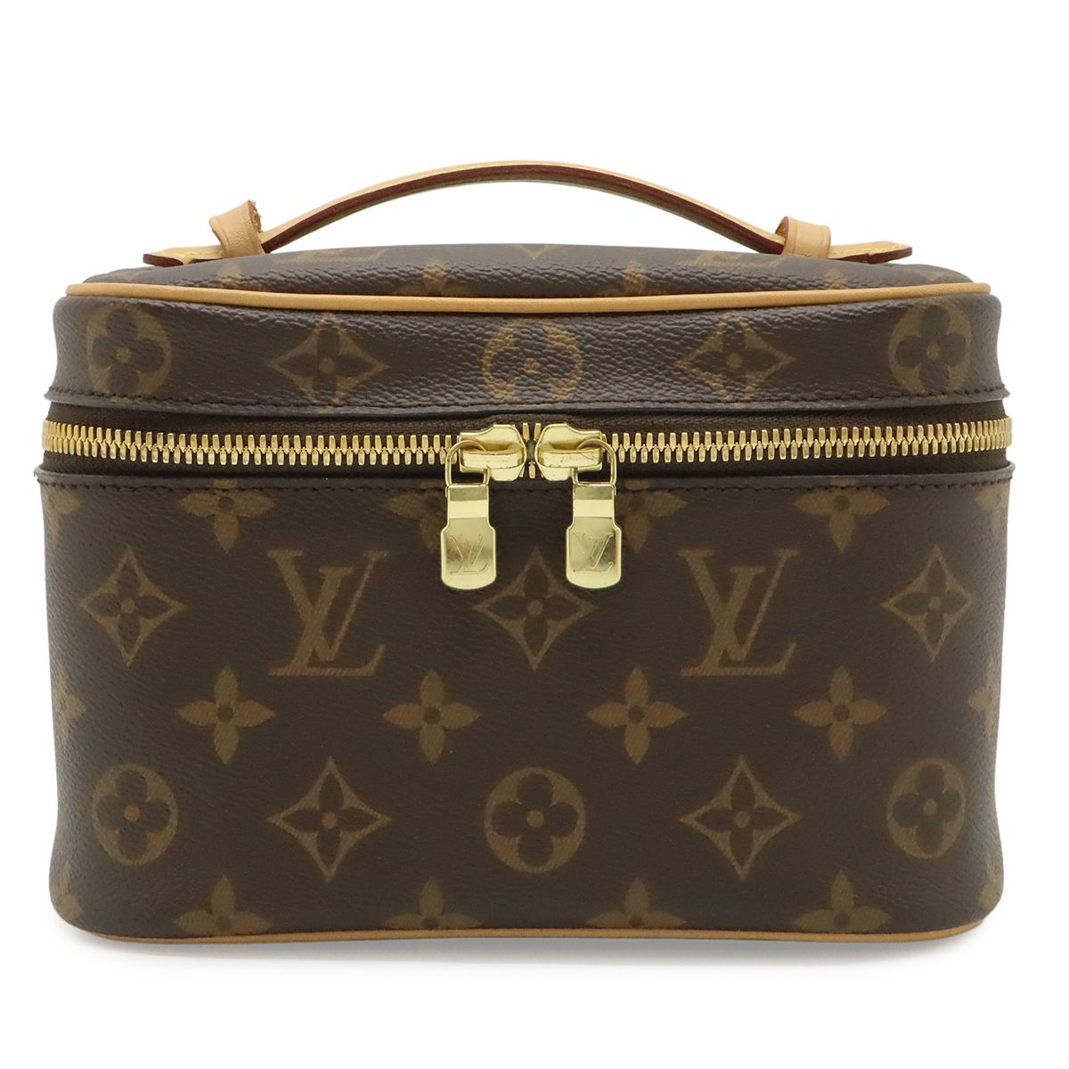 Louis Vuitton Monogram Nice Mini Cosmetic Pouch Makeup Case Travel Multi