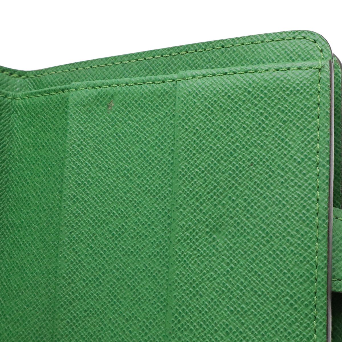 Louis Vuitton Monogram Perforated Compact Zip Bifold Wallet Vert Green — view 8
