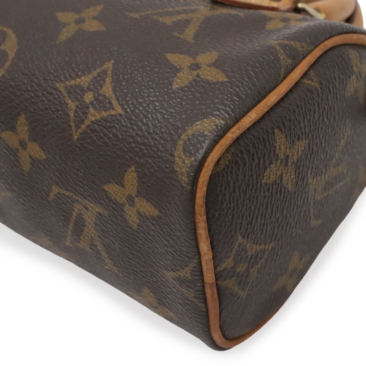 Louis Vuitton Monogram Mini Speedy Mini Bag Pouch Case — view 3