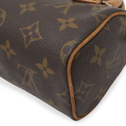 Louis Vuitton Monogram Mini Speedy Mini Bag Pouch Case — view 3