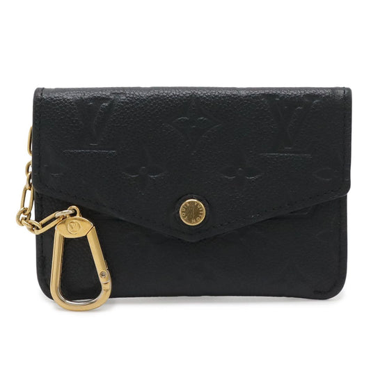 Louis Vuitton Monogram Empreinte Pochette Cles Coin Purse Noir Black