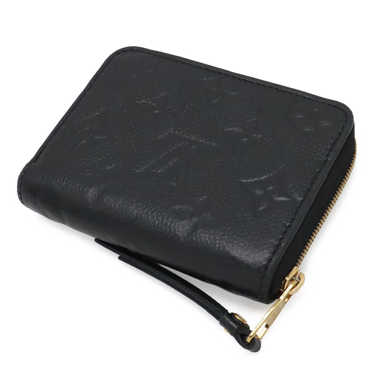 Louis Vuitton Monogram Empreinte Zippy Coin Purse Small Noir Black — view 2