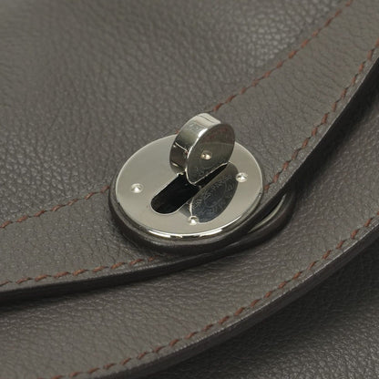Hermes Lindy 34 Tote Shoulder Bag Color Etain Gray Silver — view 7