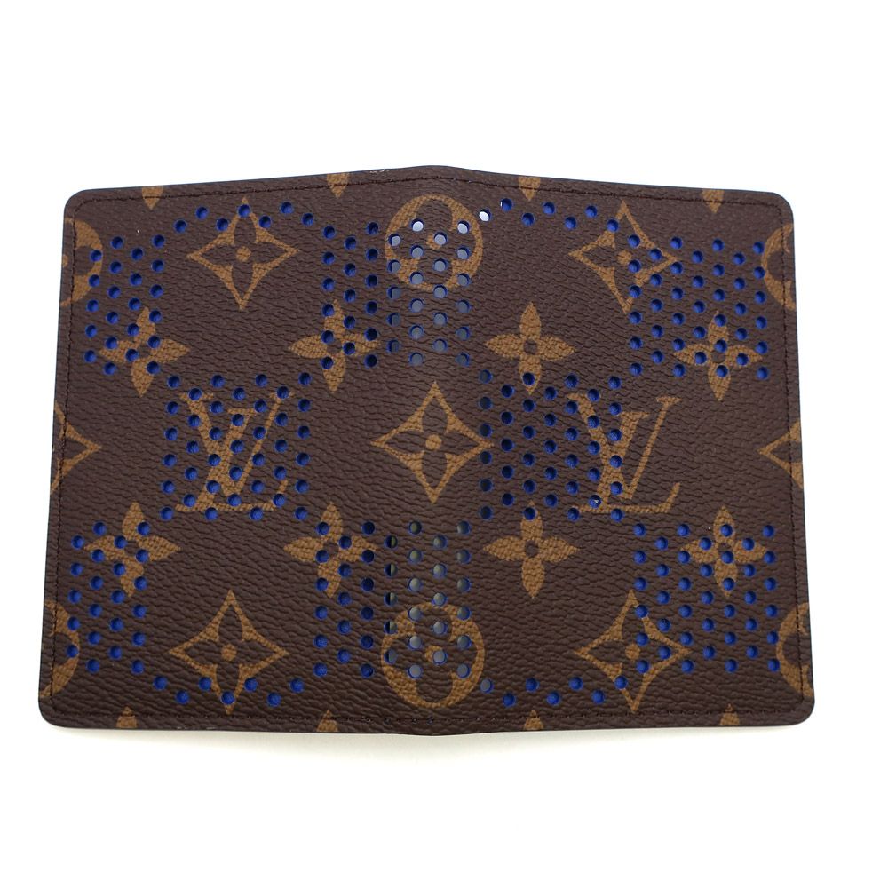 Louis Vuitton Ten Card Case Pocket Organizer Blue — view 3