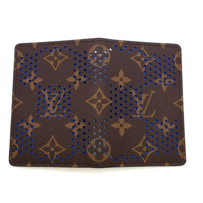 Louis Vuitton Ten Card Case Pocket Organizer Blue — view 3
