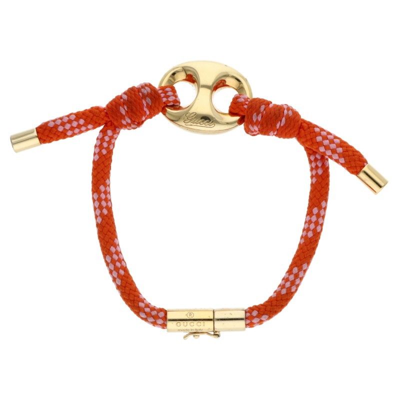 Gucci Marina Chain Fabric Bracelet
