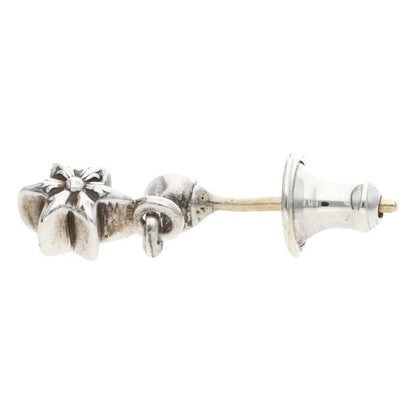 Chrome Hearts Tny Str Drp 1 Tie Nice Tardrop Silver Earrings — view 4