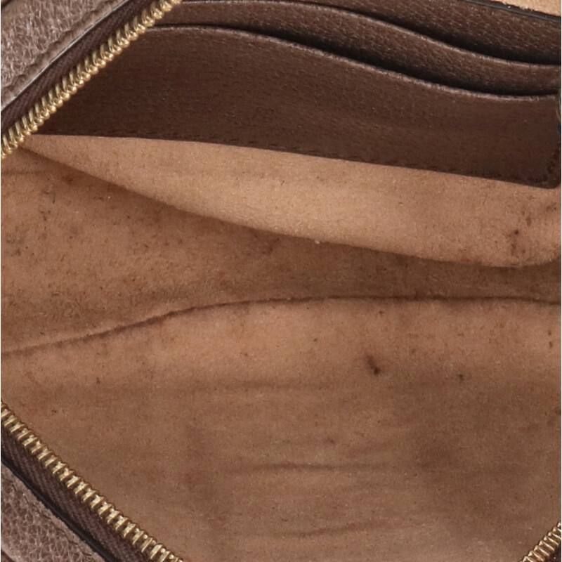 Gucci GG All Over Print Canvas Leather Pouch — view 3