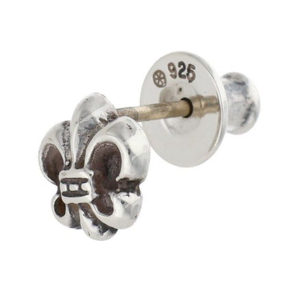 Chrome Hearts CO BS Flr BS Flare Stud Silver Earrings