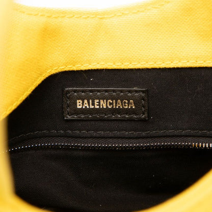 Balenciaga Wave XS 2-Way Shoulder Bag Yellow Canvas — view 5