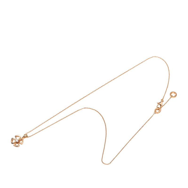 Bvlgari Fioreva Chain Pendant Diamond 18K Yellow Gold — view 3