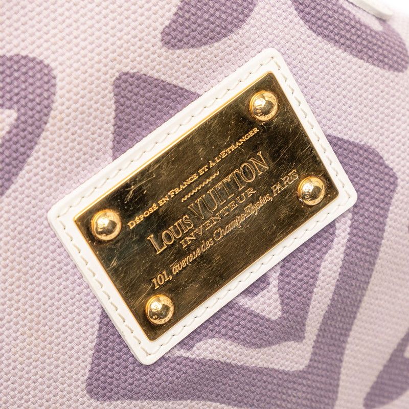 Louis Vuitton Monogram Taisienne PM Tote Shoulder Bag Lila Purple Canvas Leather — view 6