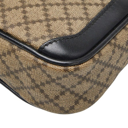 Gucci Diamante Clutch Beige Black Leather — view 4