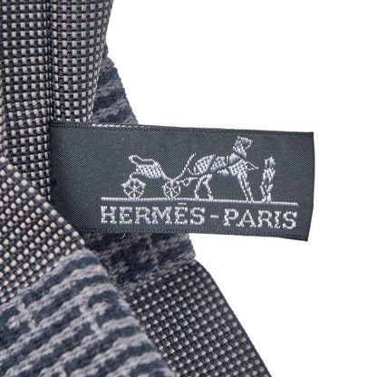 Hermes Herline Crossbody Shoulder Bag Pochette Gray Canvas — view 7