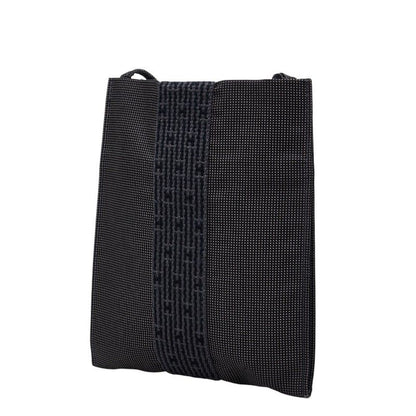 Hermes Herline Crossbody Shoulder Bag Pochette Gray Canvas — view 2