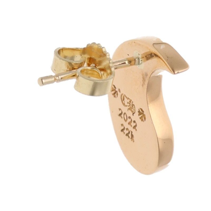 Chrome Hearts Yin Yang Gold Earrings — view 2