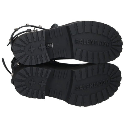 Balenciaga Venom City Bootie Worn Out Calf Leather Met Acc Long Boots — view 3
