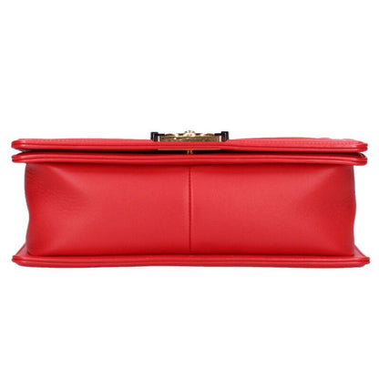 Chanel Boy 25 Lambskin Chain Shoulder Bag 25 — view 4