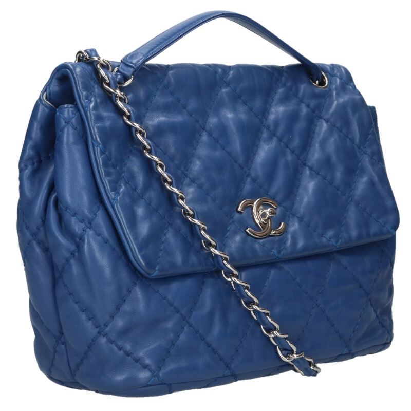 Chanel Quilted Lambskin Chain Shoulder Bag