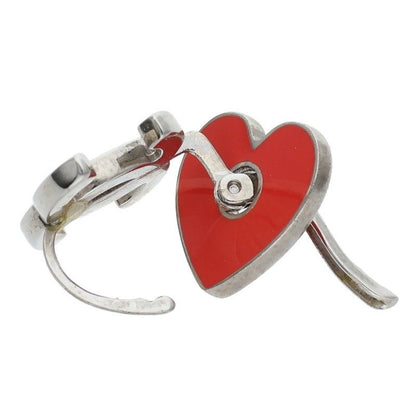 Chanel CC Logo Heart Motif Single Earring — view 4