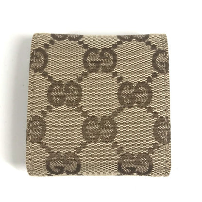 Gucci GG Canvas Leather Travel Table Clock Beige Black — view 7