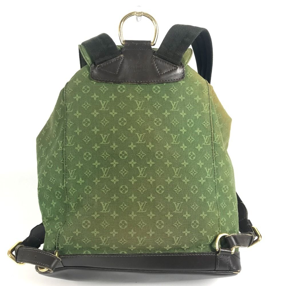 Louis Vuitton Backpack Montsouris GM Monogram Mini Canvas Khaki — view 2