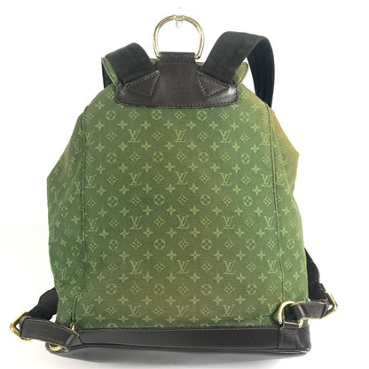 Louis Vuitton Backpack Montsouris GM Monogram Mini Canvas Khaki — view 2