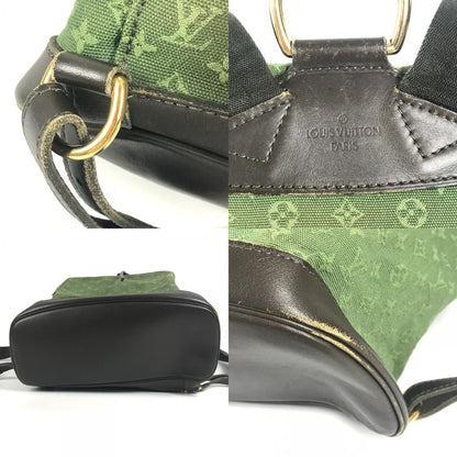 Louis Vuitton Backpack Montsouris GM Monogram Mini Canvas Khaki — view 7