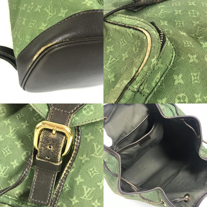Louis Vuitton Backpack Montsouris GM Monogram Mini Canvas Khaki — view 8