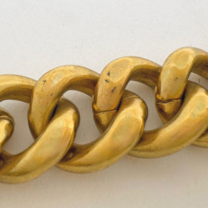 Chanel CC Logo Chain Necklace Turnlock Gold Plated — view 4